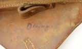 WWI German Military P08 Luger Holster Brown Klauer 1918 - 2 of 7