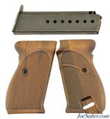 Walther German P38 9mm Mag P-1 With Custom Wood Grips - 1 of 6