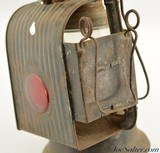 Antique Dietz Roadster Wagon Lantern Red Lens Little Wizard Lamp - 7 of 7