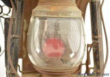 Antique Dietz Roadster Wagon Lantern Red Lens Little Wizard Lamp - 4 of 7