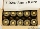 Scarce East German 1958 7.92x33mm Kurz Ammo 15 rounds - 3 of 3