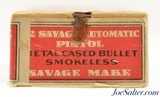 Excellent Sealed! Early Savage 32 Automatic Ammunition Box 50 Rounds - 5 of 6