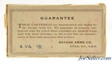 Excellent Sealed! Early Savage 32 Automatic Ammunition Box 50 Rounds - 6 of 6
