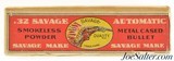Excellent Sealed! Early Savage 32 Automatic Ammunition Box 50 Rounds - 2 of 6