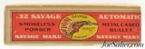 Excellent Sealed! Early Savage 32 Automatic Ammunition Box 50 Rounds - 4 of 6
