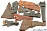Lot of Assorted Leather Holsters 10 Pieces - 1 of 8
