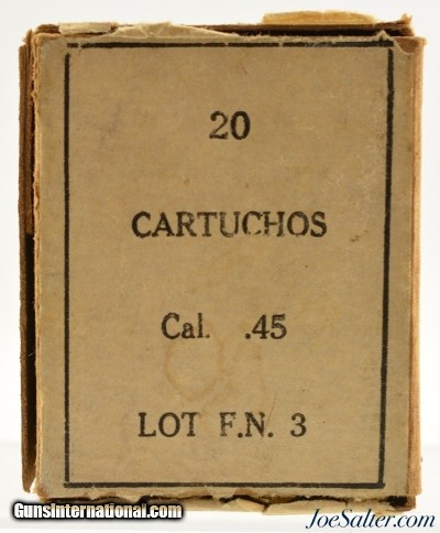 Fabrique Nationale "Oxyless" Cal .45 ACP 20 rds 1955