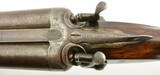 Excellent Antique W. &. C. Scott Double Hammer 12 GA 1886 Engraved Swan - 2 of 15