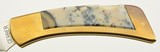 Gerber Folding Sportsman Knife Large Genuine Agate Stone USA - 8 of 8