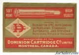 Rare Sealed Dominion 1920 Dated Reference Box 30 Remington Ammo - 1 of 3