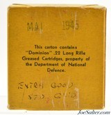 Excellent C-I-L 100 Pack 22 LR Reference Box Ammunition Dated 1945 - 6 of 7