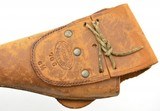 Antique Iver Johnson Co. Leather Holster #706 Colt SAA Texas Cowboy - 6 of 8