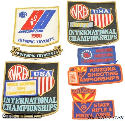 International Olympic Shooting Patches NRA World Championship