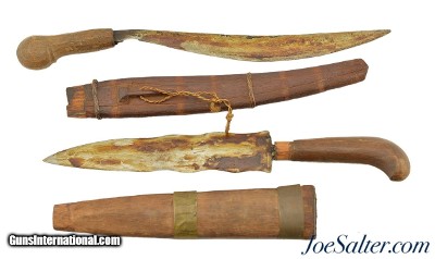 Two Primitive Tribal Knives