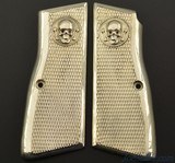 Custom Sterling Silver Grips for Browning High Power