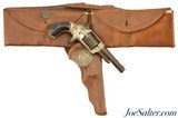 Fantastic Mexican Revolution Era Sheriff's Whitney Revolver & Peso Money Belt - 1 of 15