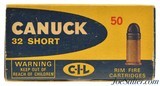 Excellent Canuck 32 Short Rim Fire Ammunition 50 Rounds - 1 of 3