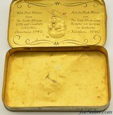 Vintage WWII Greetings From South Africa 1940 Xmas Gift Tin - 3 of 3
