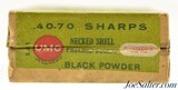 Remington UMC Full Box 40-70 Sharps 2 1/4 Inch Black Powder Ammo Patched Bullet - 2 of 7