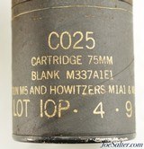 US Cartridge 75mm Blank M337A1E1 - 2 of 5