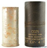 US Cartridge 75mm Blank M337A1E1 - 1 of 5