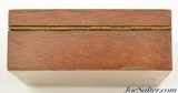 Antique Mahogany French made Pocket Compass - 6 of 8