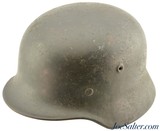 Original WWII German M40 Helmet Q68 44-45 Excellent Condition - 1 of 9