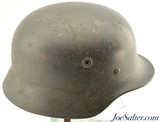 Original WWII German M40 Helmet Q68 44-45 Excellent Condition - 2 of 9