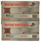 Winchester Super-X .357 Mag 158Gr JSP Ammo (X3575P) 100 Rnds - 1 of 3