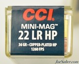 CCI Rimfire Mini-Mag 22 LR 36gr. HP Ammo 500 Rnds - 2 of 2