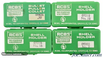 Lot of used RCBS Shell Holders and Bullet Puller Collet