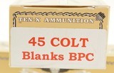 45 Colt Cowboy Blank BPC Ammo Ten-X SASS Ammunition 100 Rounds - 2 of 3