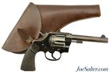 WW1 British Colt New Service Revolver w/ Holster - 1 of 15