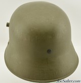 Rare Austrian Model 1916 WW2 German Army Helmet Post-1934 Double Decals - 4 of 10