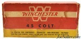 Full Box Winchester 45 Colt Ammunition 255 Grain Lead - 1 of 5
