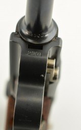 Swiss Military 1900 Luger Pistol by DWM with Unaltered Rear Sight - 5 of 15