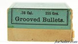 Early Full Box Winchester .38-55 Bullets For Reloading 255 Grain 25 Count - 2 of 4