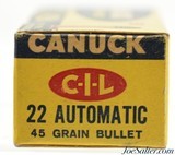 Excellent Full Box CIL Canuck 22 Automatic Ammo Winchester 1903 - 3 of 4