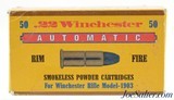 Full Box Old Western Scrounger 22 Automatic RF Ammo Winchester 1903 - 1 of 4