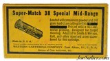 Western Super Match 38 Special Mid-Range Ammo Clean Cutting Bullet - 4 of 5