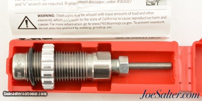 Lee Carbide Sizer Die Only
.38acp/.38sw/38colt Ld1320