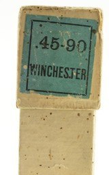 Early 1890's Winchester Black Powder 45-90 Ammo Full Box - 3 of 8