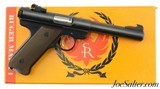 High Condition 22 LR Ruger Mark I Boxed 5 1/2 Bull Barrel Target Grips 1970 C&R - 1 of 15