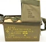 Lake City 7.62x51mm M80 Ammo 147gr FMJ 200 Rounds Linked - 1 of 6