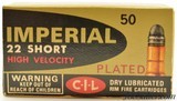 Excellent Imperial 22 Short Full Box Collector Ammo C-I-L Canada - 1 of 6