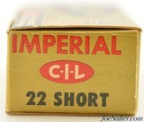 Excellent Imperial 22 Short Full Box Collector Ammo C-I-L Canada - 3 of 6
