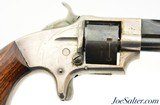 Excellent Ejector Variant Lowell Arms Co. S&W Marked 22 Pocket Revolver Antique - 3 of 12