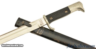 WWII German Army Dress Bayonet with Scabbard E. Pack & Sohne