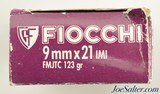 Fiocchi 9x21 IMI 123gr. FMJ 100rnds - 2 of 3