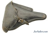 WWI German Military P08 Luger Holster Black 1916 - 1 of 6